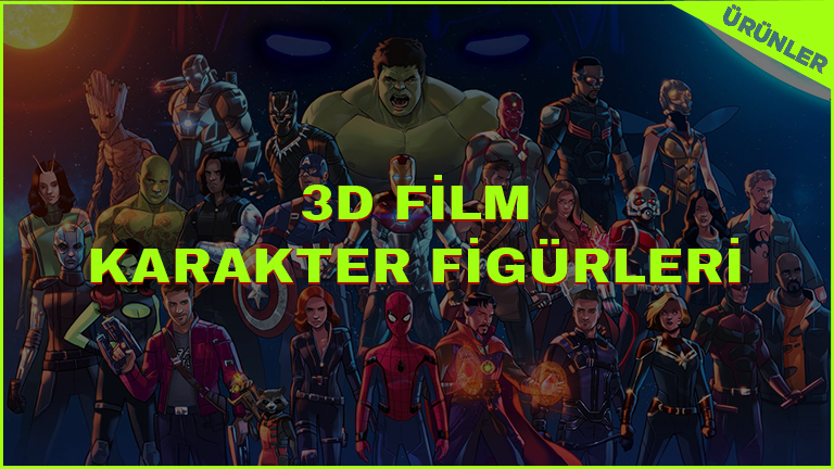 Film 3D Figür Modelleri